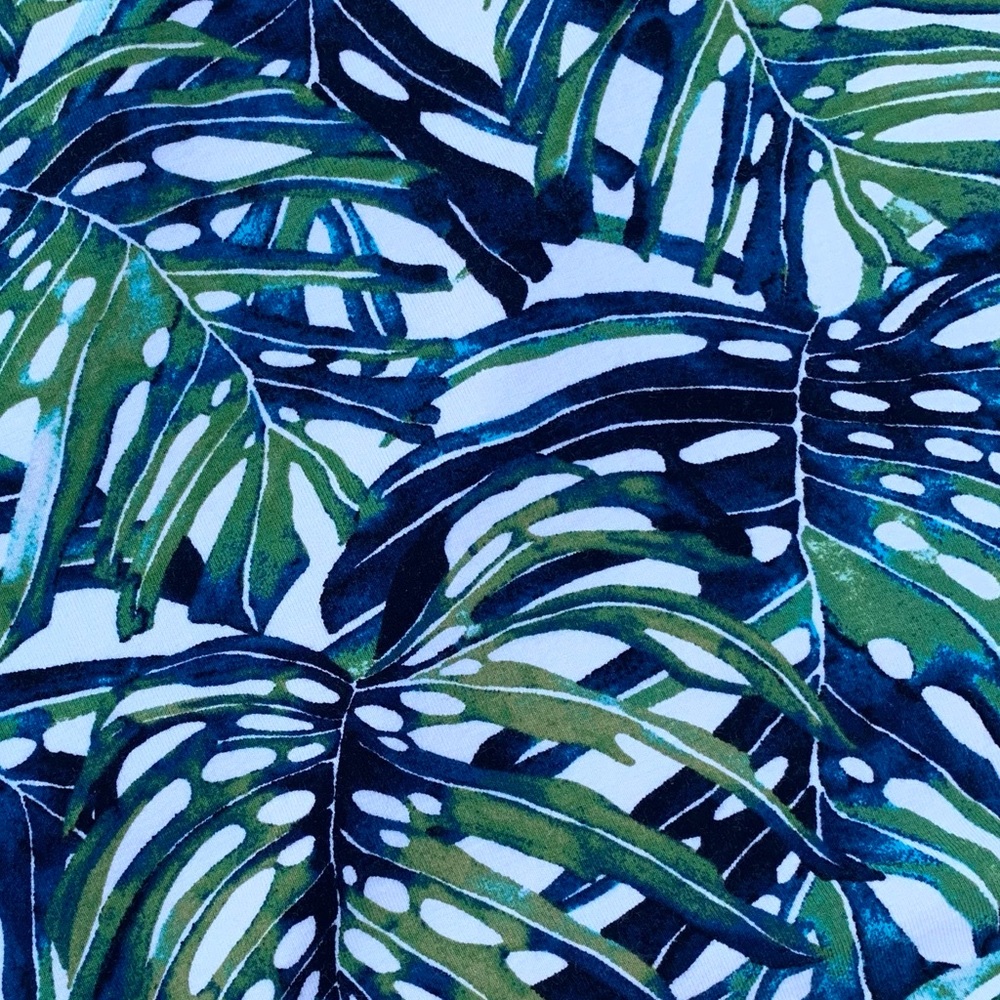 J. Jill knit capris botanical print PL - Picture 2 of 5